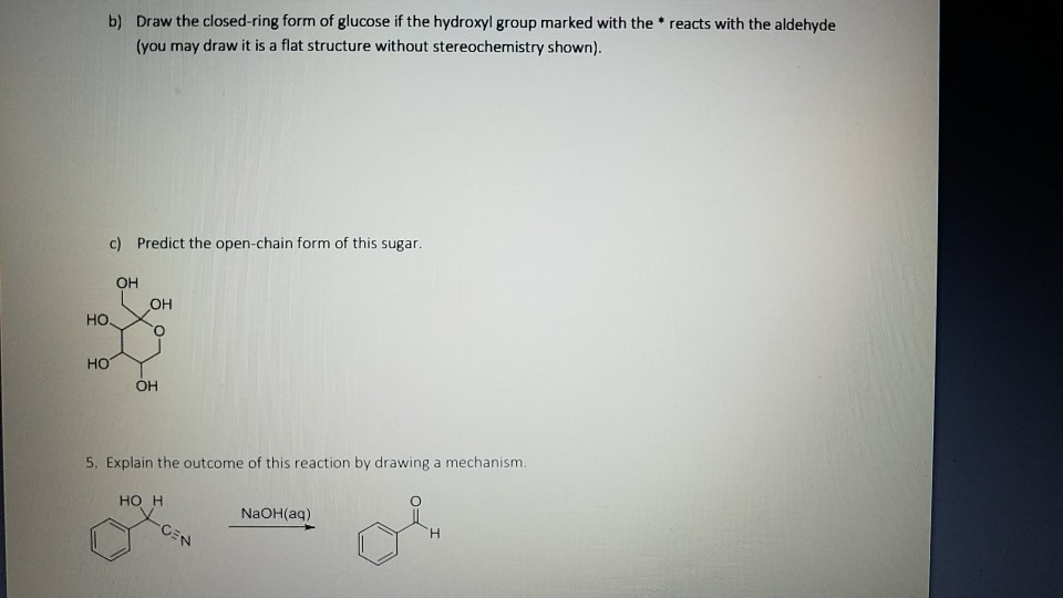 Solved 4 As Discussed In Lecture The Open chain Form Of Chegg