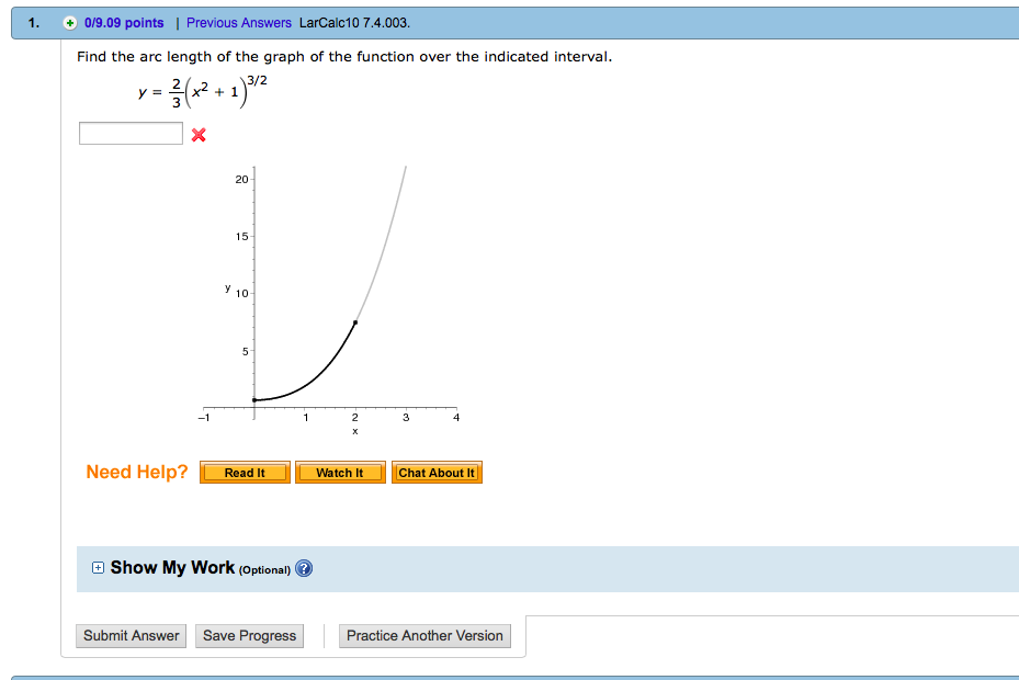 Find The Arc Length Of The Curve On The Indicated Interval