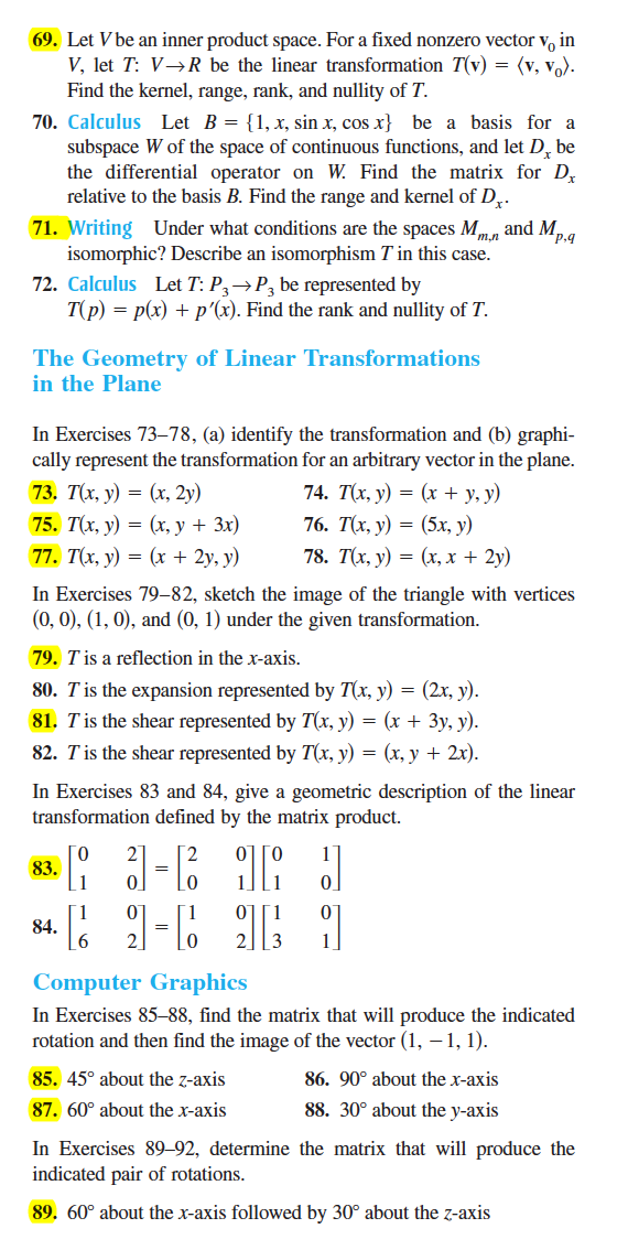 Solved Let V be an inner product space. For a fixed nonzero | Chegg.com