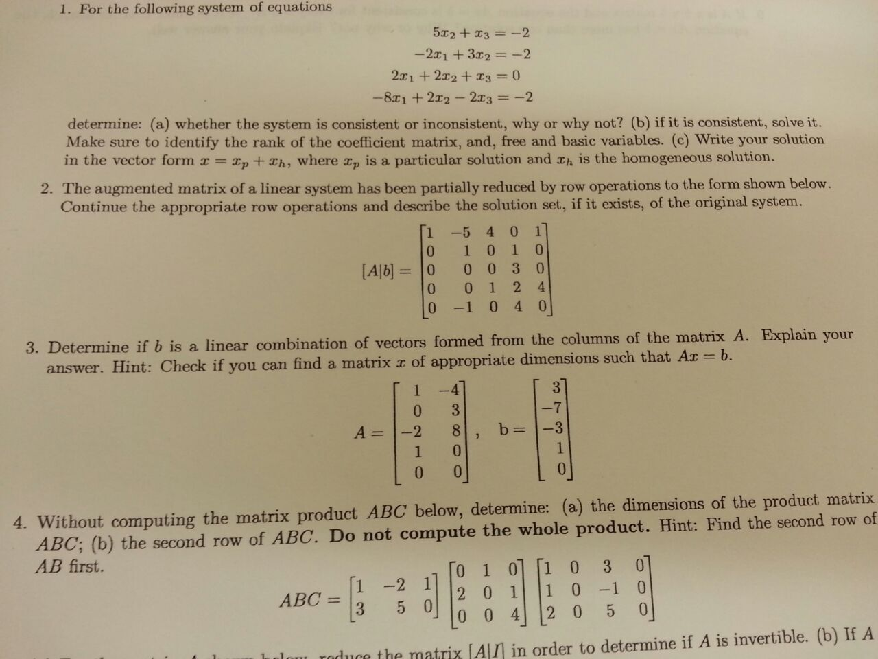 solved-for-the-following-system-of-equations-determine-a-chegg