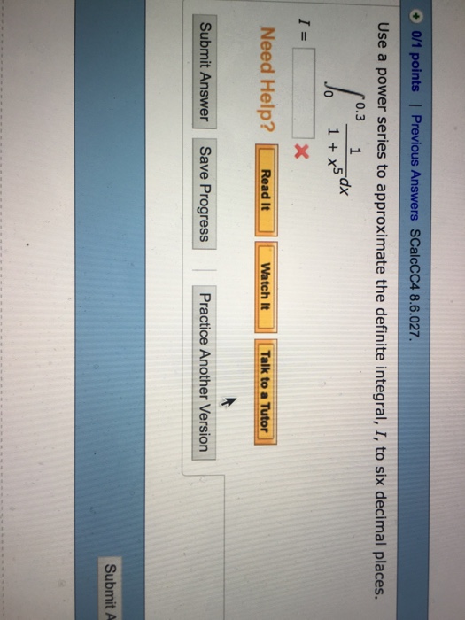 solved-use-a-power-series-to-approximate-the-definite-chegg