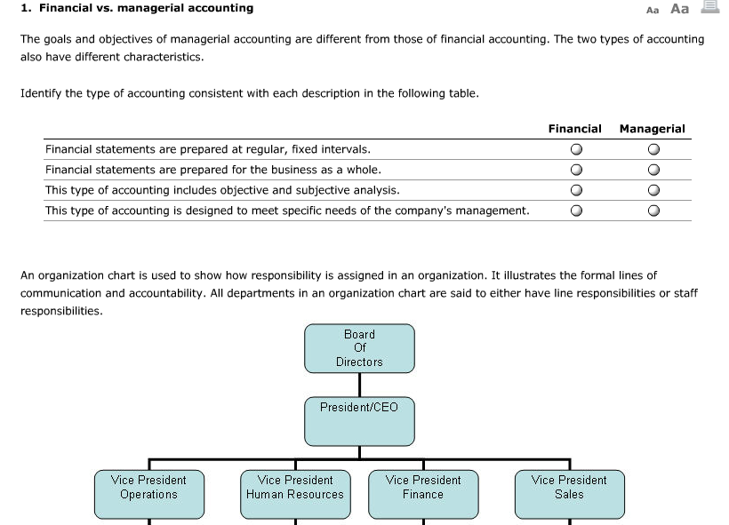 Finance And Accounting Department Goals And Objectives businesser