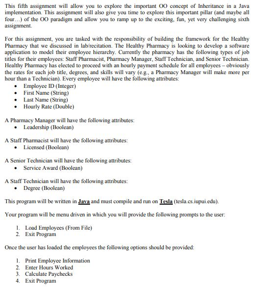 This fifth assignment will allow you to explore the