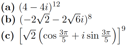 express the following complex number in the standard form a ib