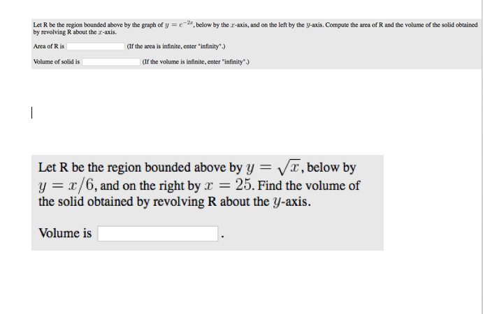 Solved Let R be the region bounded above by the graph of y | Chegg.com