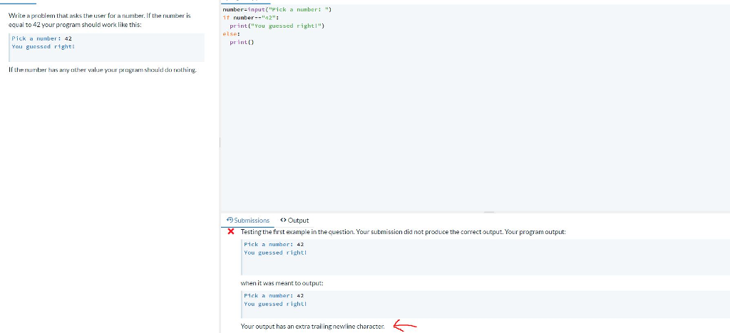 Solved Nunber input Pick A Number 1t Nunber 42 Write Chegg
