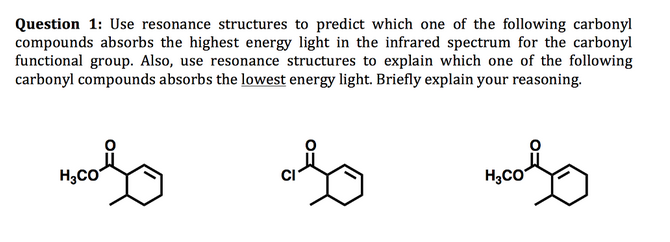 Solved Use resonance structures to predict which one of the | Chegg.com