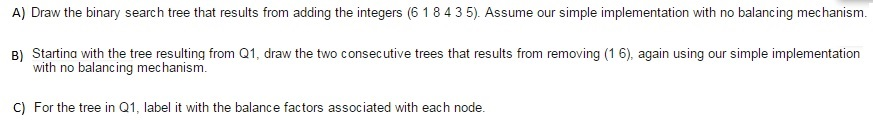 Solved Draw the binary search tree that results from adding | Chegg.com