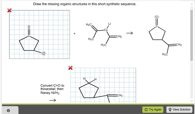 Solved: Draw The Missing Organic Structures In This Short | Chegg.com