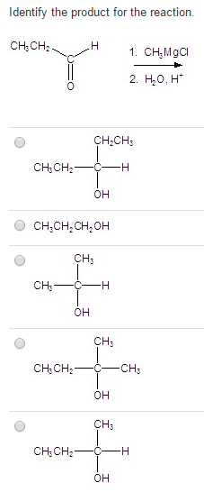 Solved Identify the product for the reaction. | Chegg.com