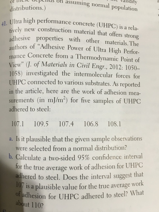 Solved Ultra high performance concrete (UHPC) is a | Chegg.com