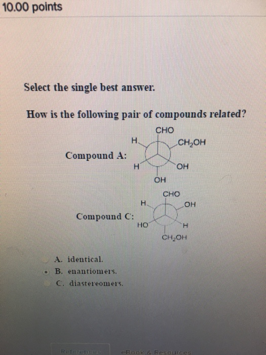 Solved How Is The Following Pair Of Compounds Related 6340