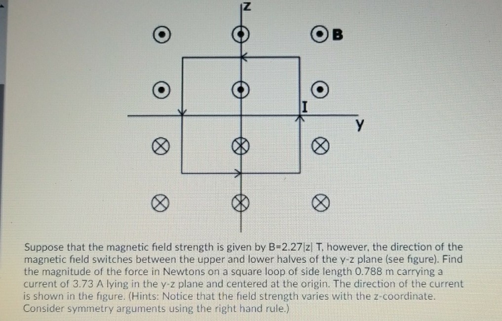 Solved Suppose That The Magnetic Field Strength Is Given By | Chegg.com