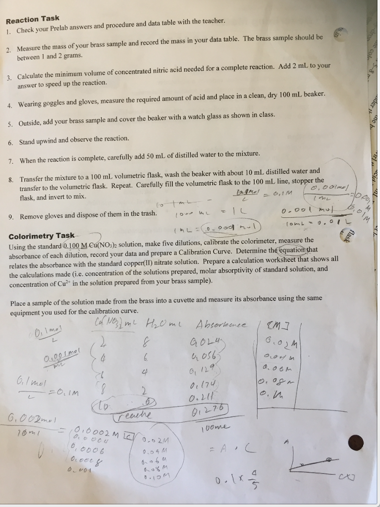 Solved South Pasadena AP Chemistry 1 Describing Matter Name