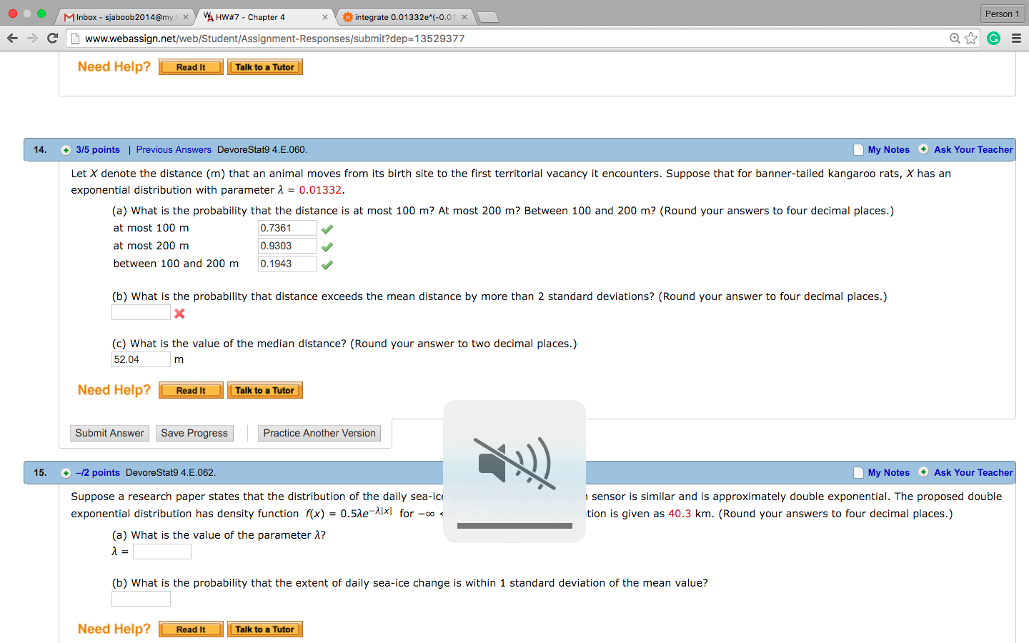 solved-let-x-denote-the-distance-m-that-an-animal-moves-chegg