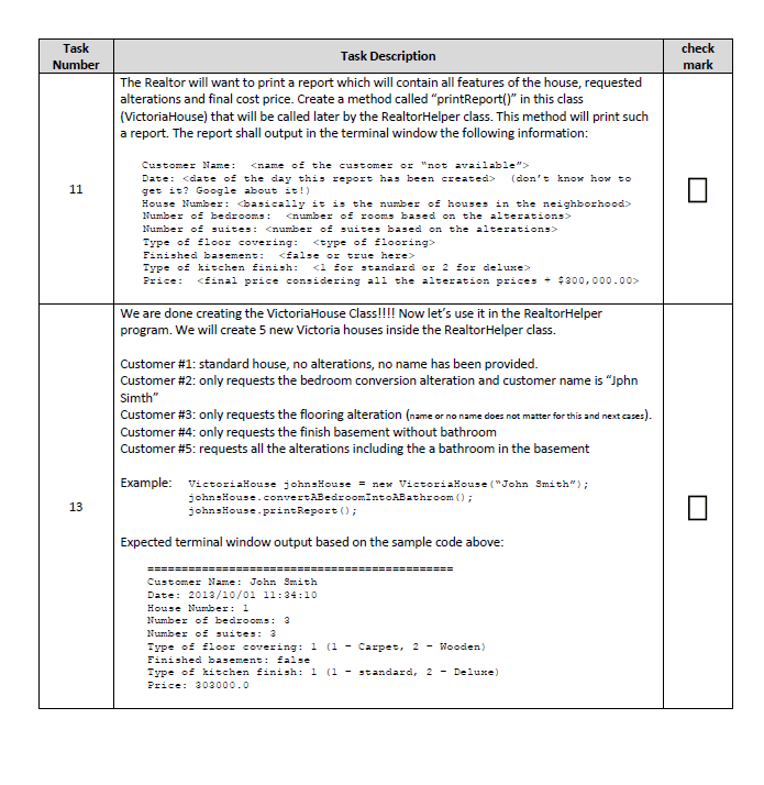 Java homework answers