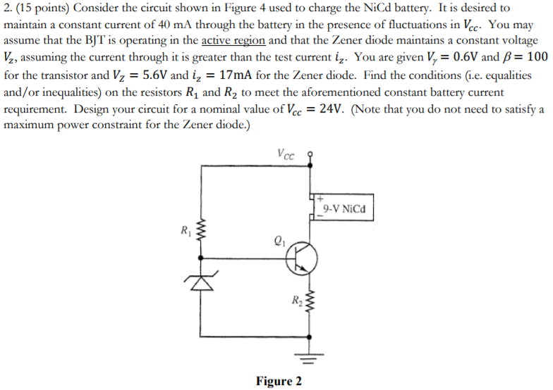 Solved 2. (15 Points) Consider The Circuit Shown In Figure 4 | Chegg.com