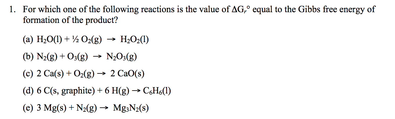 solved-for-which-one-of-the-following-reactions-is-the-value-chegg