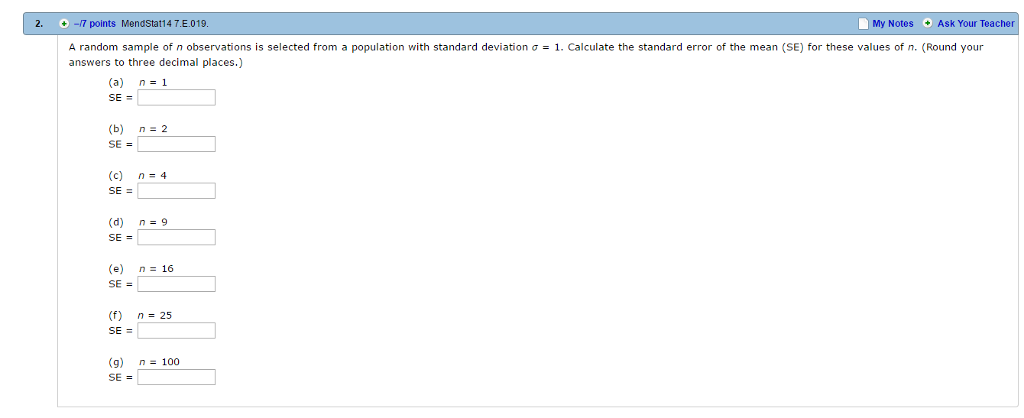 Solved A random sample of n observations is selected from a | Chegg.com