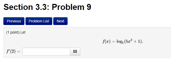Solved Section 3.3: Problem 9 Previous Problem List Next (1 | Chegg.com