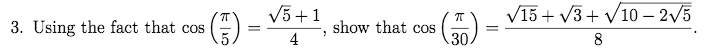 solved-using-the-fact-that-cos-show-that-cos-pi-5-chegg