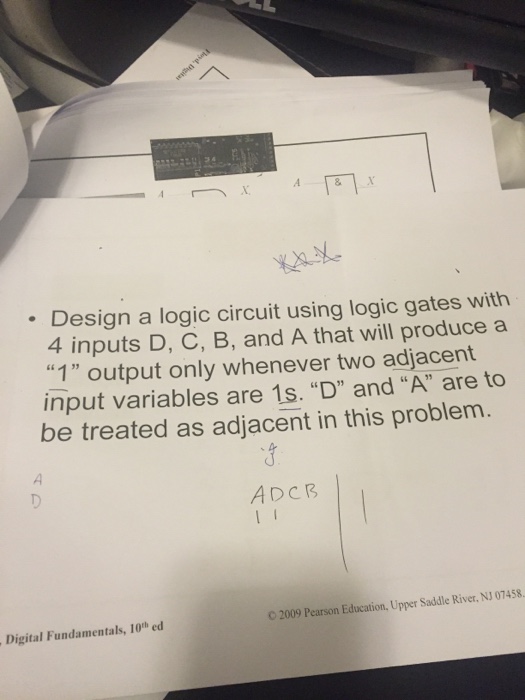 Solved Design a logic circuit using logic gates with 4 | Chegg.com