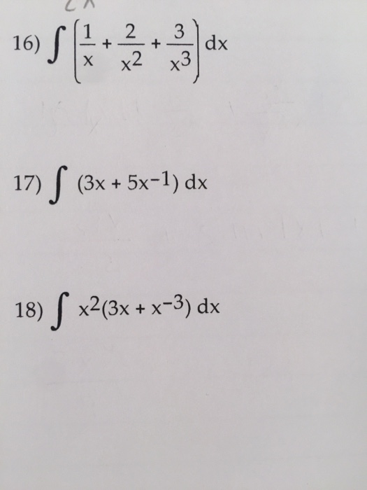 integration of 3x 2 x 1 2 x 3 dx