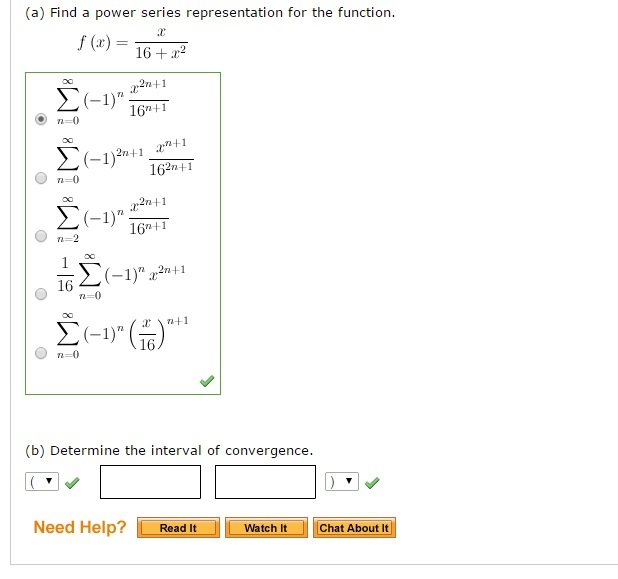 Power Series Representation Examples