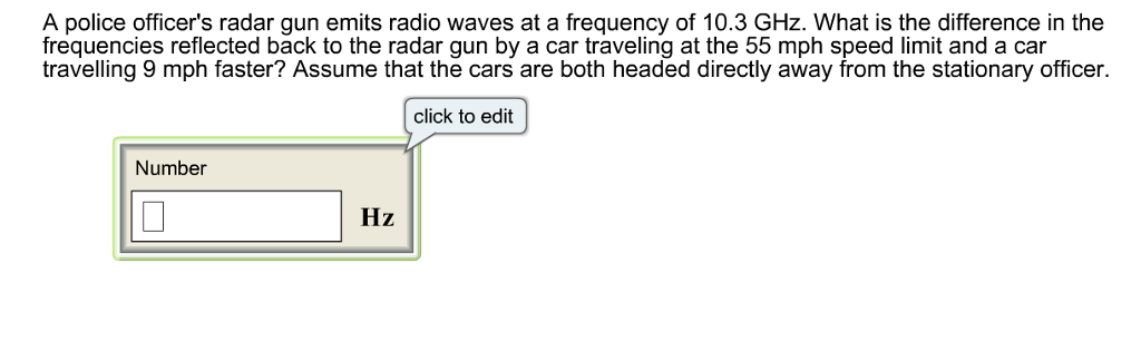 solved-a-police-officer-s-radar-gun-emits-radio-waves-at-a-chegg