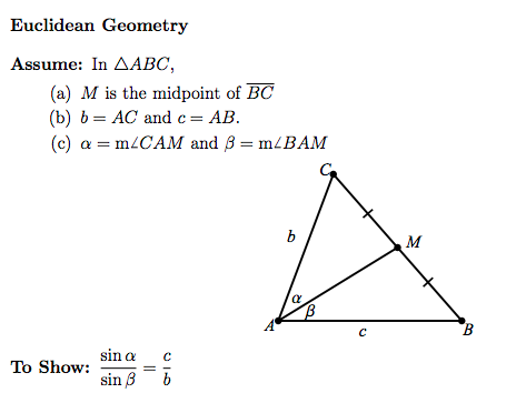 Solved Euclidean Geometry Assume: In ? ABC, (a) M Is The | Chegg.com