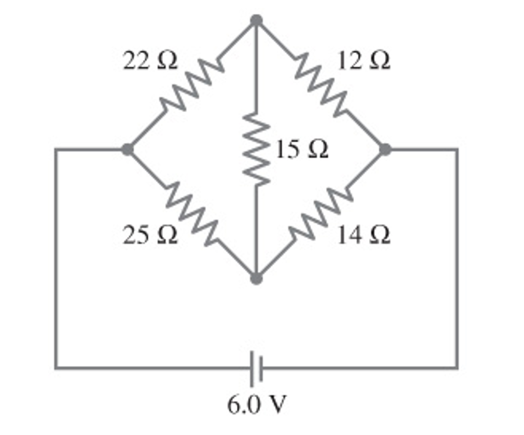 Solved Determine the current through each of the resistors | Chegg.com