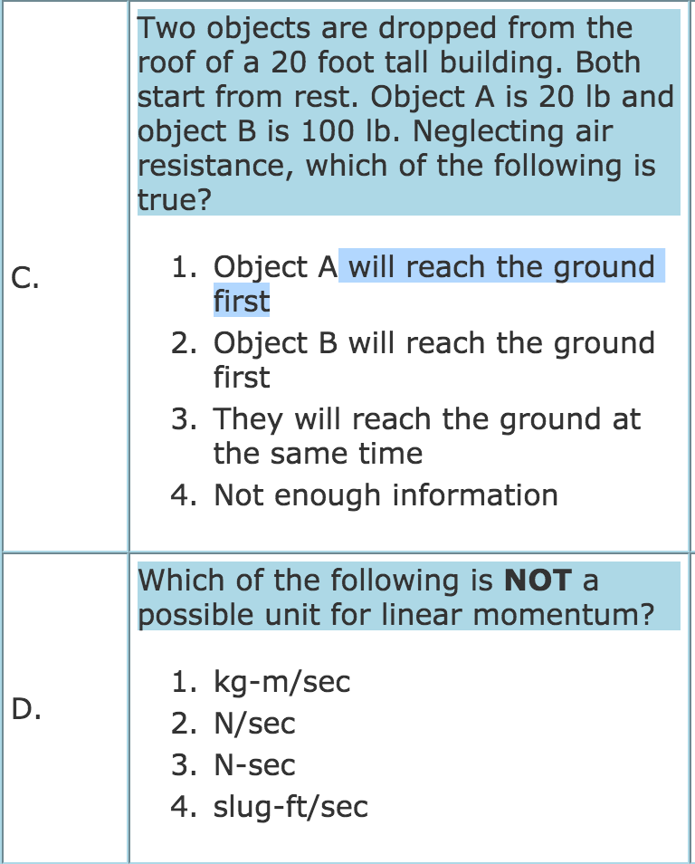 solved-two-objects-are-dropped-from-the-roof-of-a-20-foot-chegg