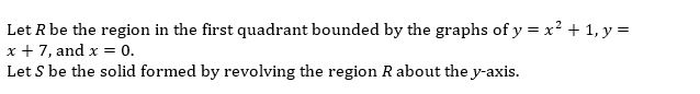 Solved Let R be the region in the first quadrant bounded by | Chegg.com