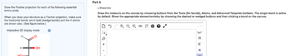 Solved Part A Leucine, an amino acid, is shown below. How | Chegg.com