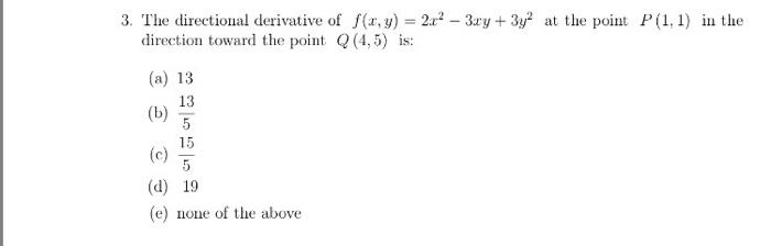 solved-the-directional-derivative-of-f-x-y-2x-2-3xy-chegg