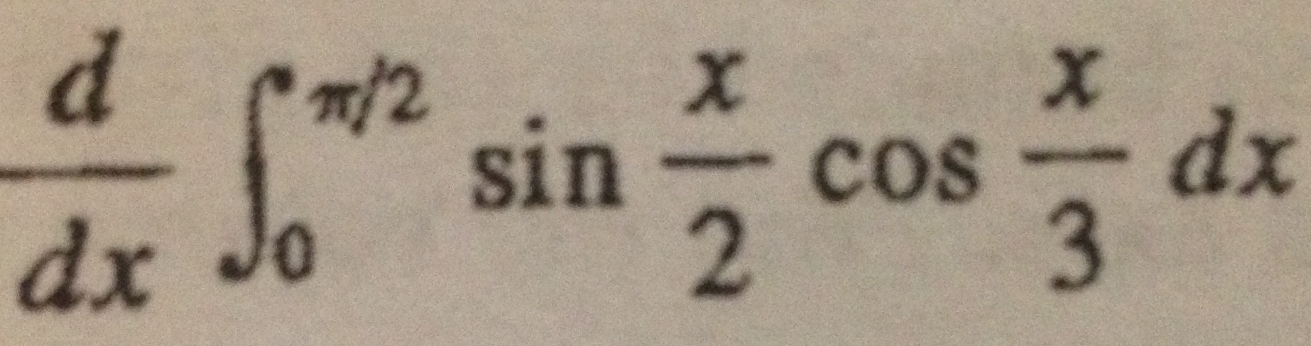 solved-d-dx-integral-0-to-pi-2-sin-x-2-cos-x-3-dx-chegg