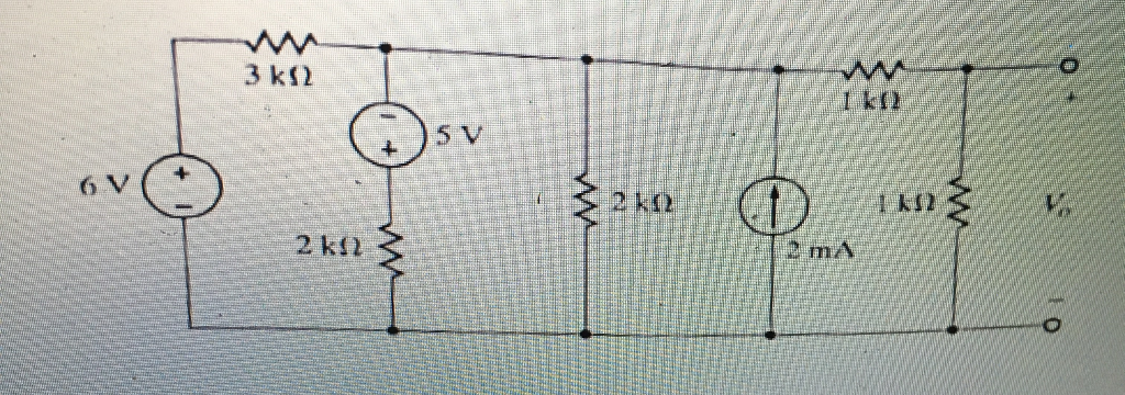 Solved A) Solve For V0 Using Source Transformation. B) | Chegg.com