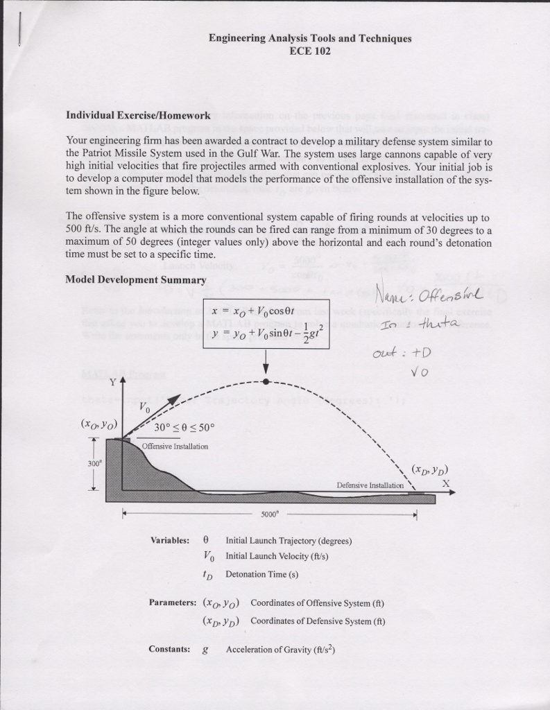 Solved Engineering Analysis Tools and Techniques ECE 102