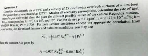 Solved Consider atmospheric air at 25 degree C and a | Chegg.com