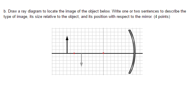 Solved Draw a ray diagram to locate the image of the object | Chegg.com