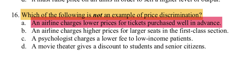 Solved 10. Which Of The Following Is Not An Example Of A | Chegg.com