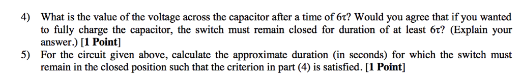 Solved a) Consider the circuit given below, which consists | Chegg.com