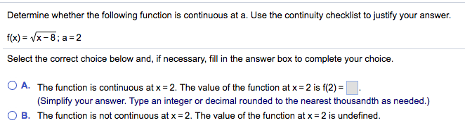 Solved Determine whether the following function is | Chegg.com