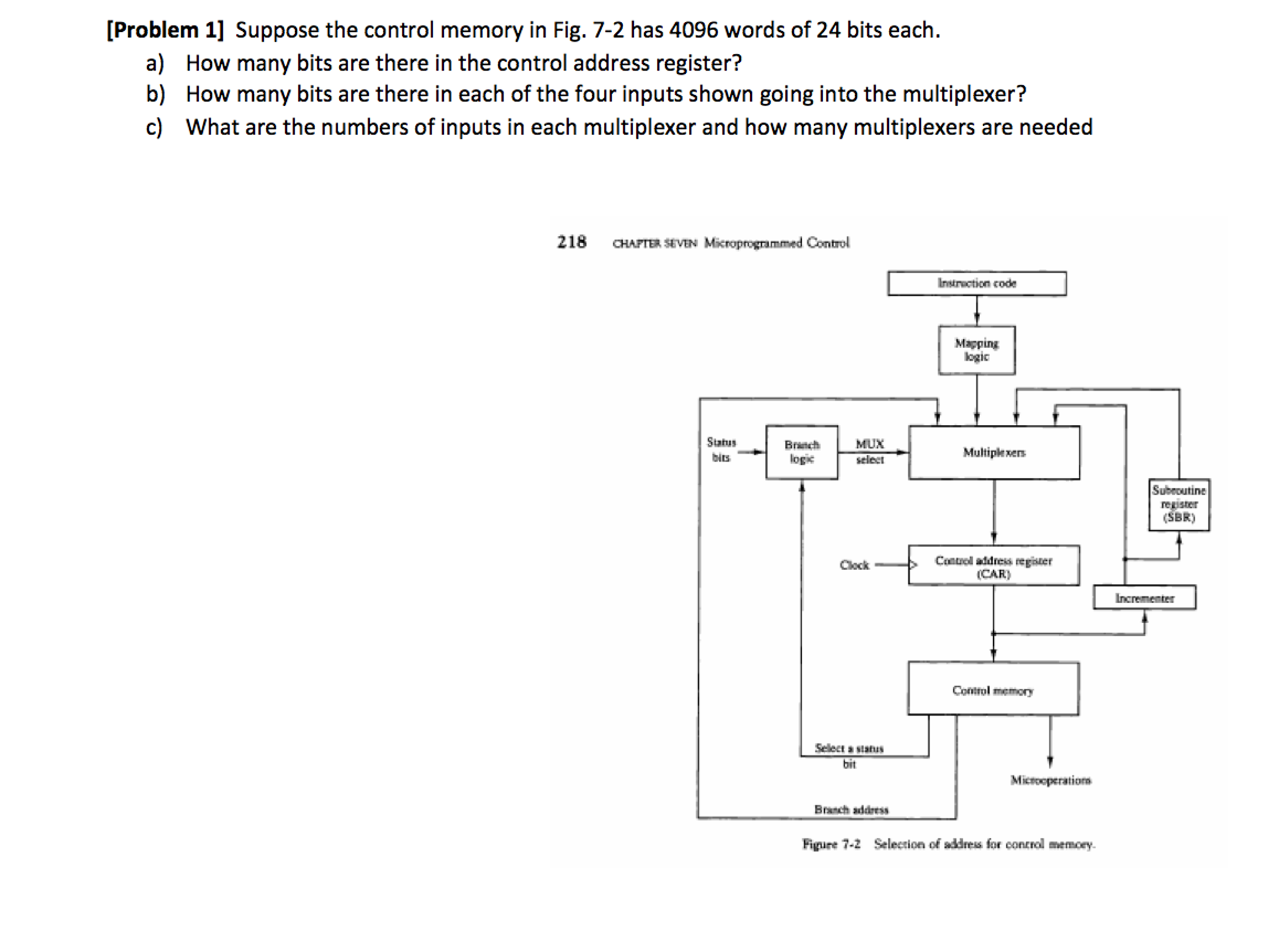 Suppose The Control Memory In Fig 7 2 Has 4096 Words Chegg suppose-the-control-memory-in-fig-7-2-has-4096-words-chegg