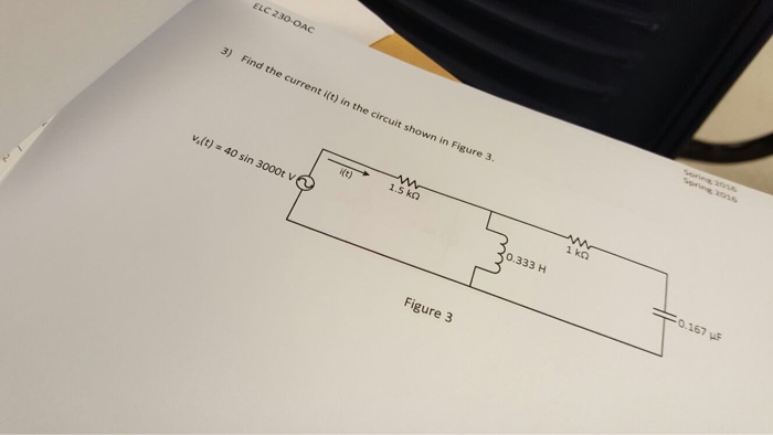 Solved Find the current i(t) in the circuit shown in Figure | Chegg.com