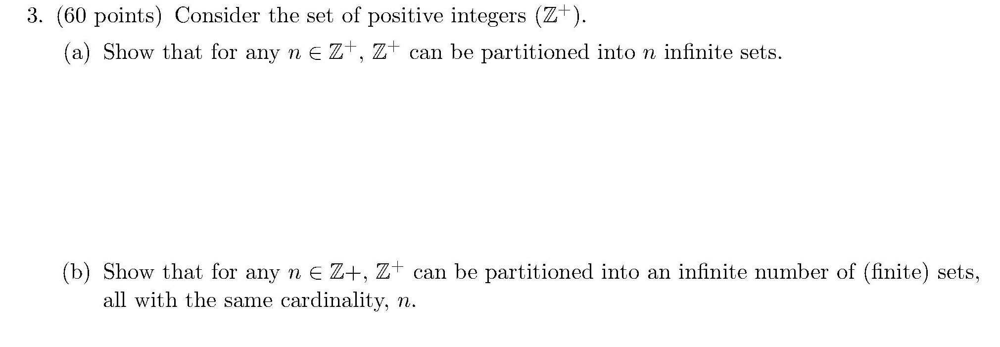 consider-the-set-of-positive-integers-z-show-chegg