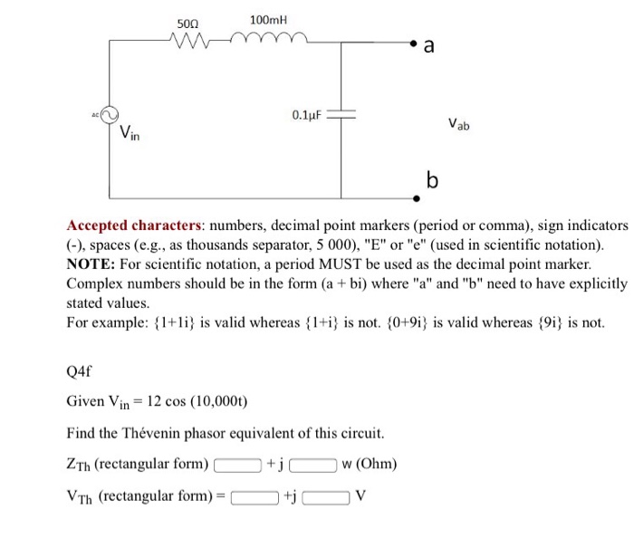 Solved Accepted characters numbers, decimal point markers
