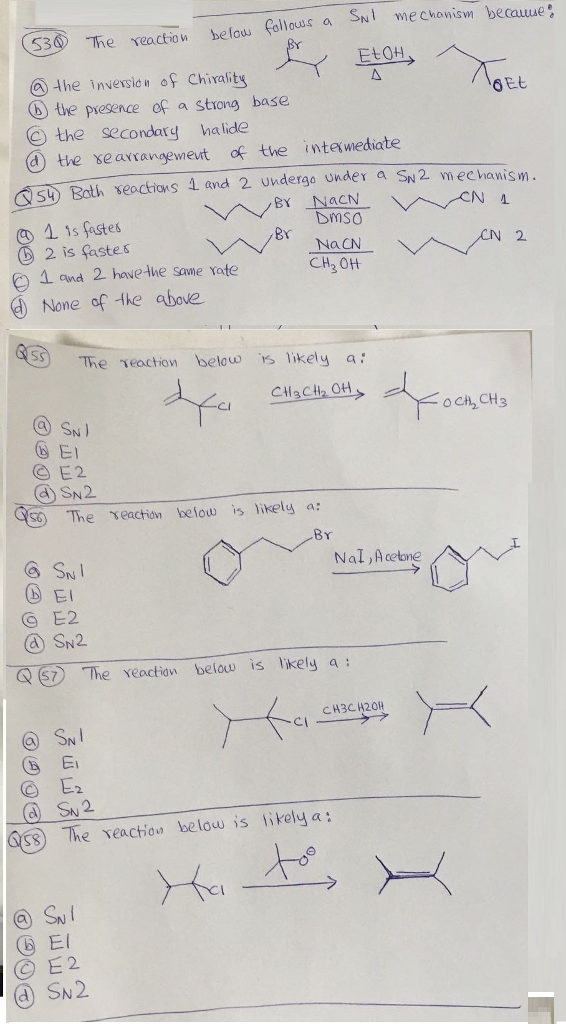 solved-530-the-yeaction-below-ollows-a-sn-mechanisvn-chegg