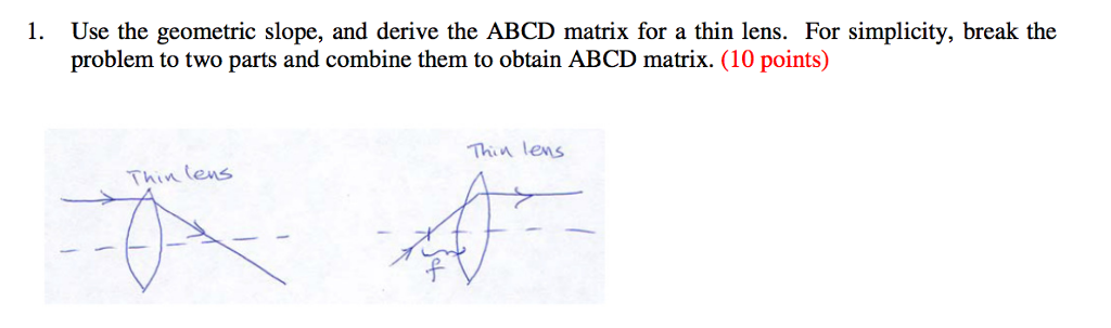 Solved 1. Use the geometric slope, and derive the ABCD | Chegg.com