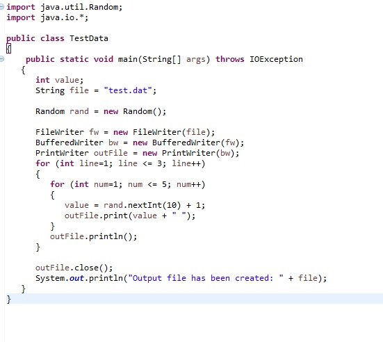 Solved Below is 2 java code. The first code is the text | Chegg.com